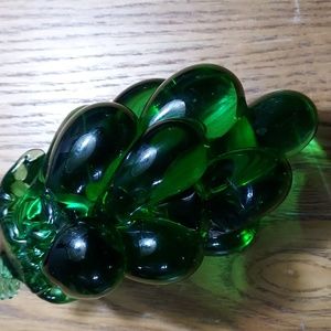Hand-blown grape cluster